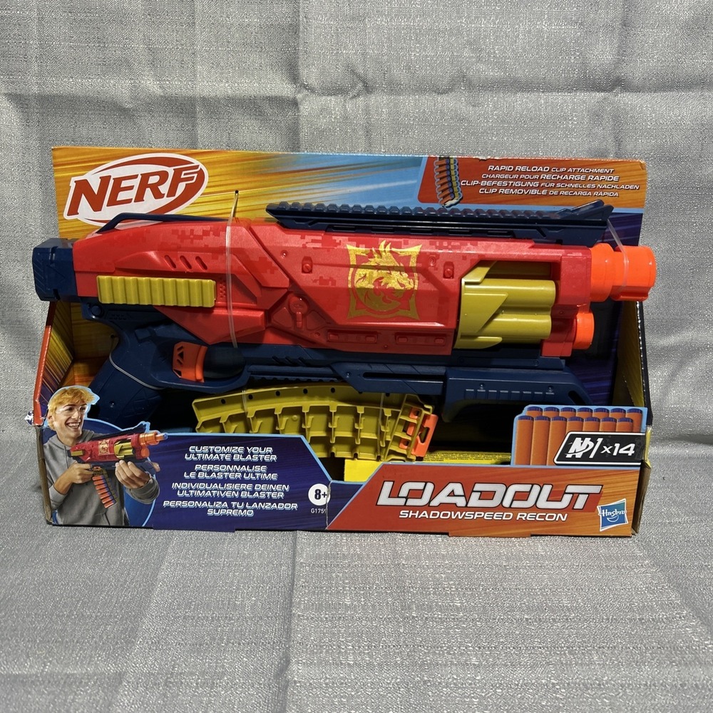 NERF N1 Loadout Shadow‎ Recon Blaster N1x14 Hasbro Brand New In Box Blaster